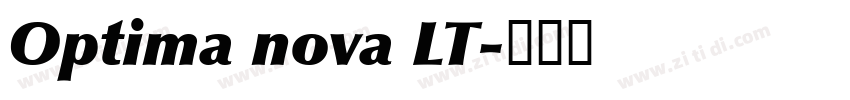 Optima nova LT字体转换